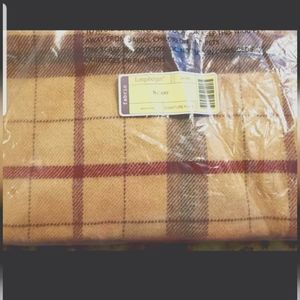 NEW Longaberger Signature Plaid scarf. New in original package. 12" x 85".